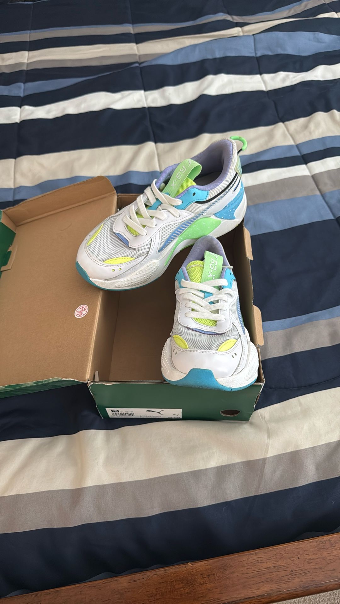 RS-X Airbrush Puma Sneakers Size 7C
