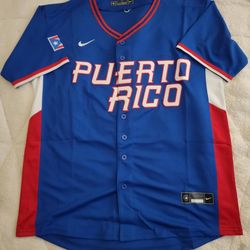 JAVIER BAEZ PUERTO RICO WBC WORLD BASEBALL CLASSIC JERSEY MED AND Xl