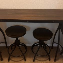 High Top Table With Stools