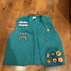 Vintage Girl Scouts Vest Shipping Available