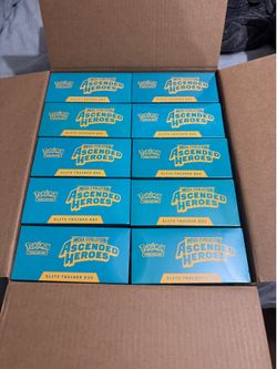 10 SEALED ASCENDED HEROES ETBS