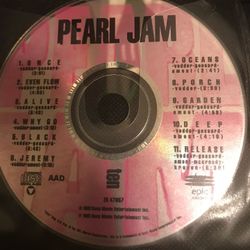 Pearl Jam Cd 