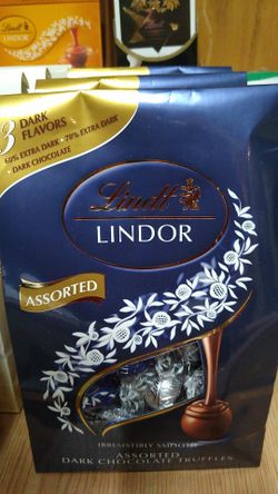 Lindt Dark Chocolate Truffles 3 assorted dark flavors 15.2 oz bags