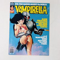 VAMPIRELLA MAGAZINE #68 1978 WARREN MAGAZINE ~ Slime Creatures & Robots VF Or M