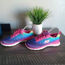 Skechers 12067 Women's Skech-Knit Rainbow Memory Foam Athletic Sneakers Sz 6