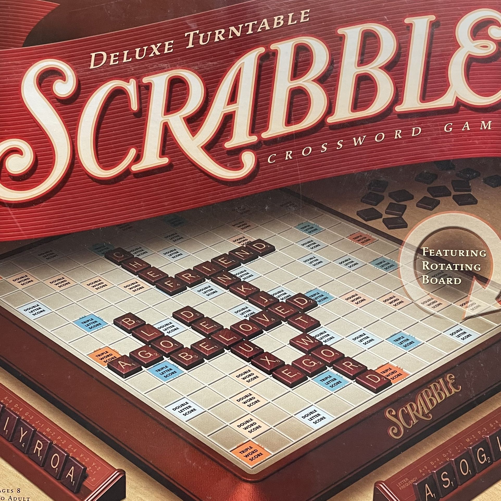 Deluxe Scrabble with turntable