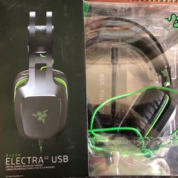 RAZER ELECTRA USB - GREEN/BLACK HEADSET