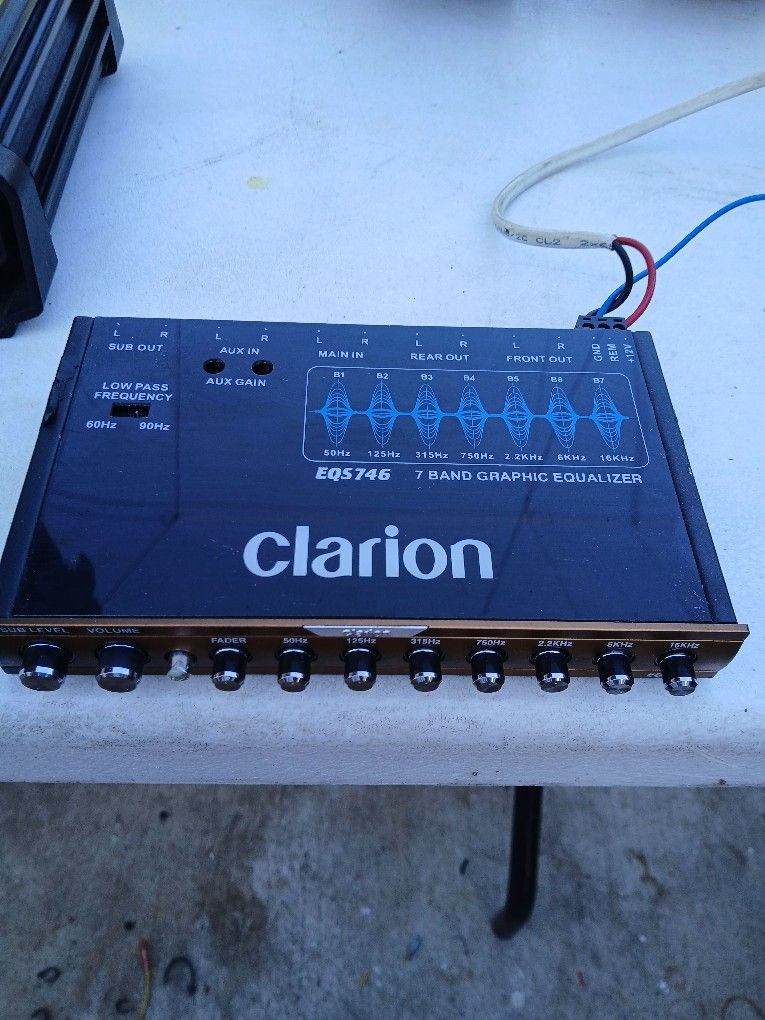 Clarion Equalizer