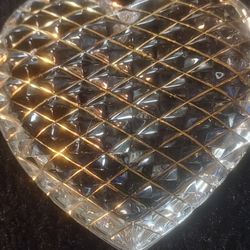 Hermes Crystal Heart With 24k Gold 