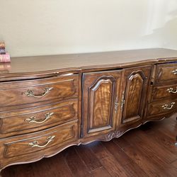 Sideboard with 2 Bed side Tables W/ Drawers 