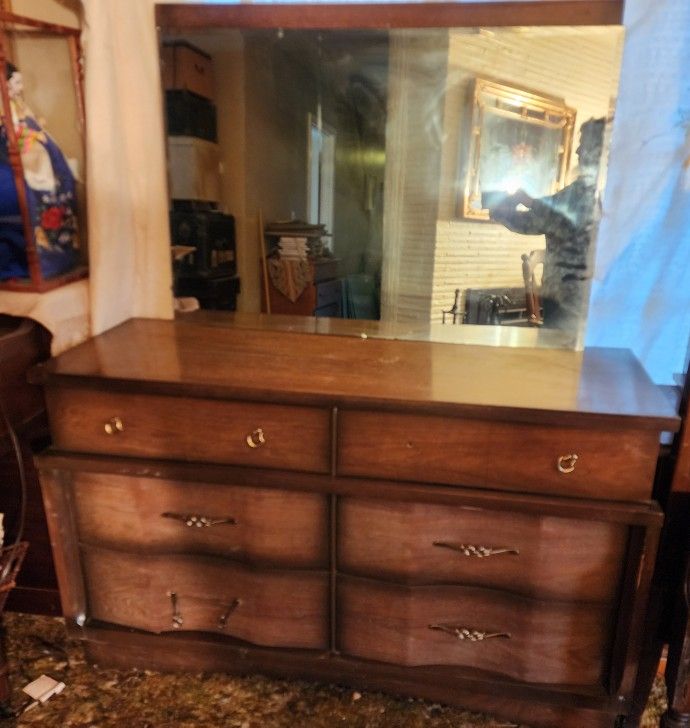 MCM Dresser & Mirror