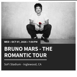 Bruno Mars Tickets 