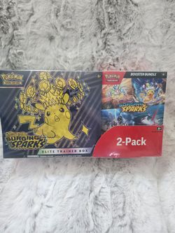 Pokémon Surging Sparks Elite Trainer Box & Booster Bundle