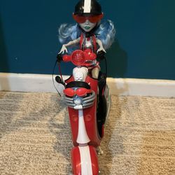 Monster High Biker Girl With Owl 