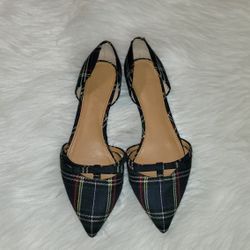 J. Crew Tartan Plaid Women's Size 7 Ballet Flats Excellent Condition Price Is Firm 