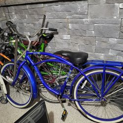 Bicycles The Blue One Is A Swing,All Good Condition 