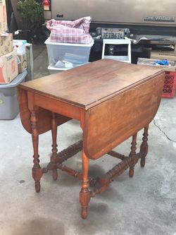 Antique table needs TLC
