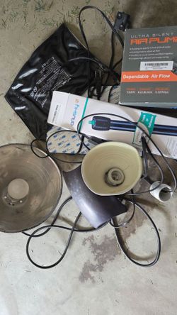 Misc reptile and aquarium supplies