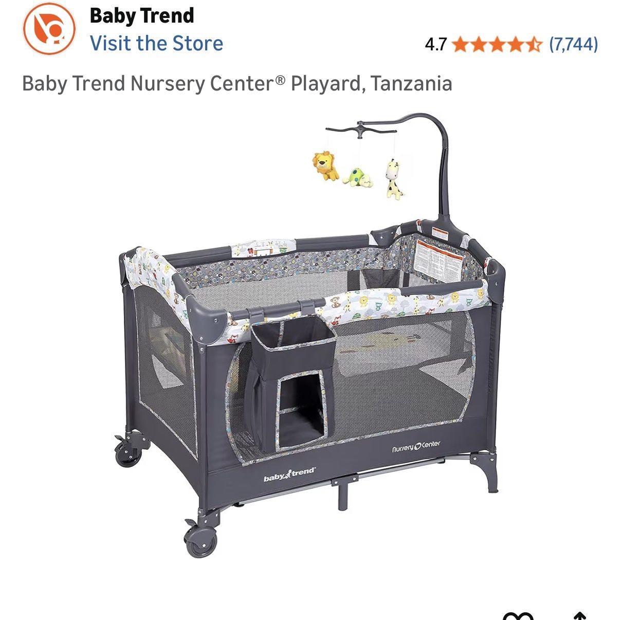 Baby Trend Nursery Center Playard