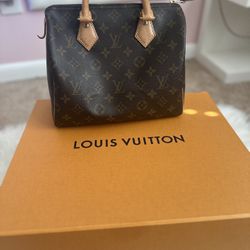 Louis Vuitton Monogram Canvas Speedy 25 Satchel