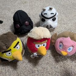 2011 Authentic Star War Angry Birds Plushie 9"