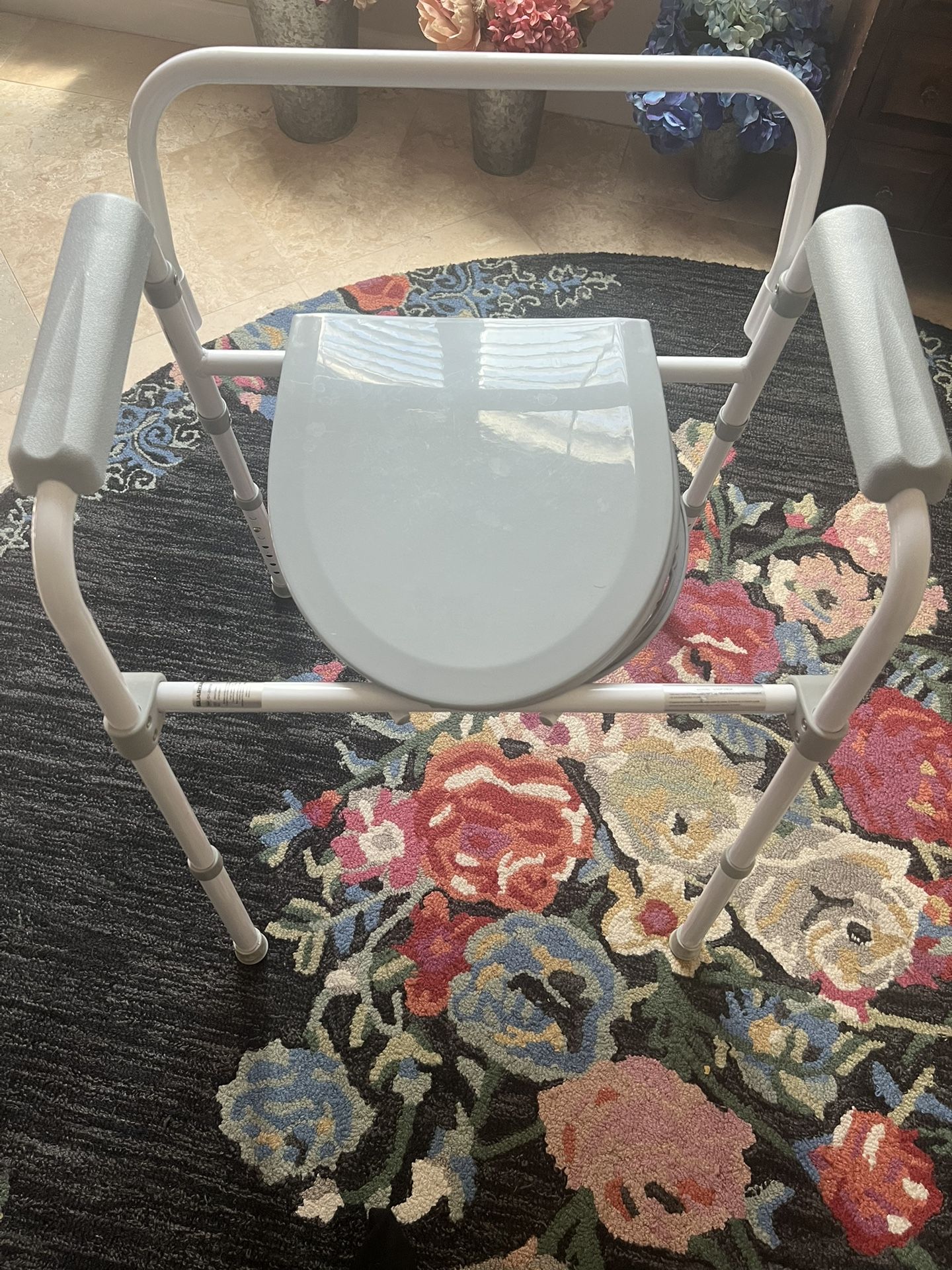 New shower chair with commode