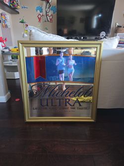 Big Michelob Beer Mirror