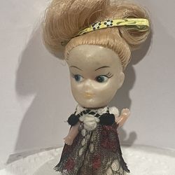 Vintage 1960's Mattel Liddle Kiddle Locket Kologne or Clone Doll