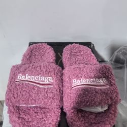 Pink Balenciaga Slides