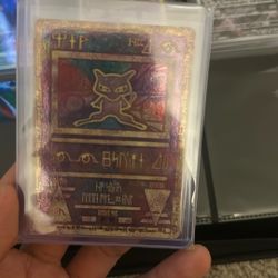 Mew Pokémon Hollow Cards