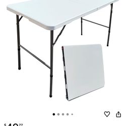4 Foot Folding Table 