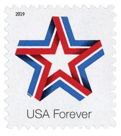 Star Ribbon Forever Stamp