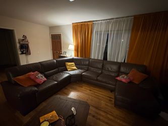 Large Brown Sectional