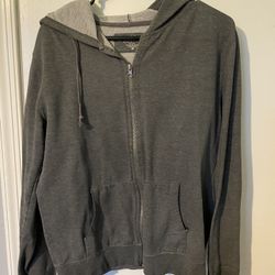 Grey Zip Up Jacket 