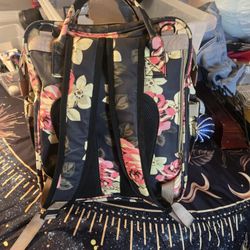 Floral Diaper Bag Backpack
