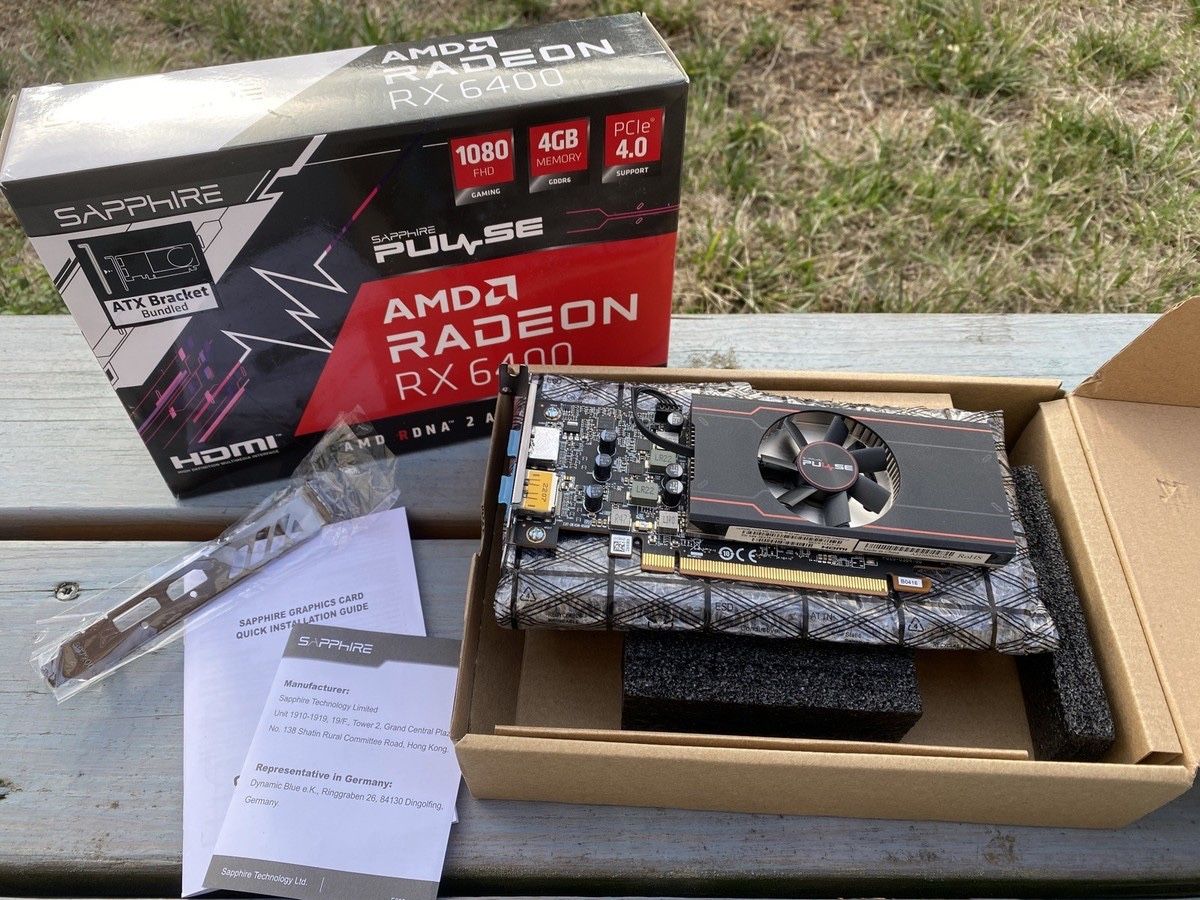 Sapphire Pulse AMD Radeon RX 6400 4GB GDDR6 Low Profile