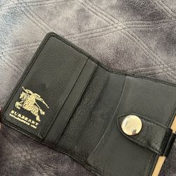 Authentic  Burberry Wallet  And Coin 