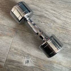 CAP Single 15lb Chrome Dumbbell