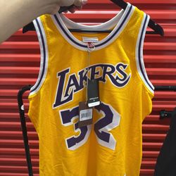 Mitchell and Ness Lakers Johnson Jersey