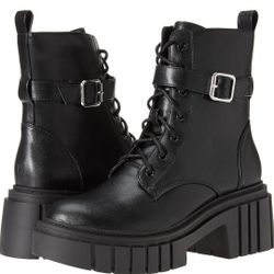 The Drop Women's Koi Lace Up Platform Boots 