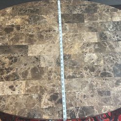 Stone Top Coffee Table ( 47” X31”)