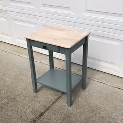 Solid wood nightstand freshly refinished 