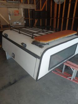 Commercial truck cap camper