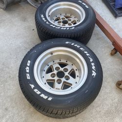80s Chevy C 10   5x5 Wheels 15x10 and 15 x 8