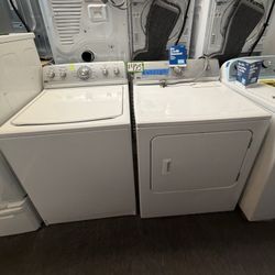 ✨Maytag Top Load Electric Dryer And Washer Set In Well Conditions With 4 Months Warranty And Delivery Available 🏠🚚