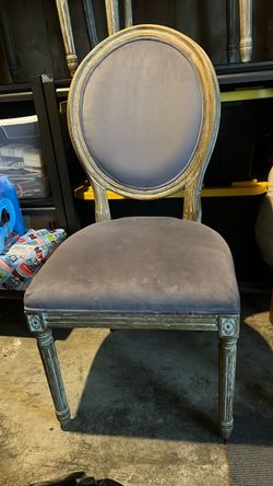 World Market  Paige Lilac Velvet Dining Chairs (4 total)