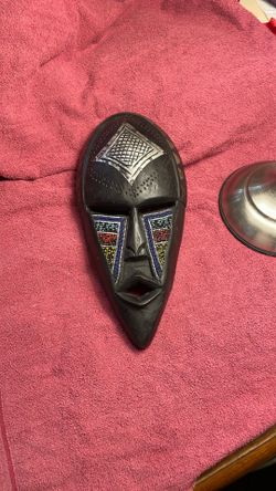 Handcrafted In Ghana Wood Mask