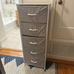 Tall Fabric Dresser 