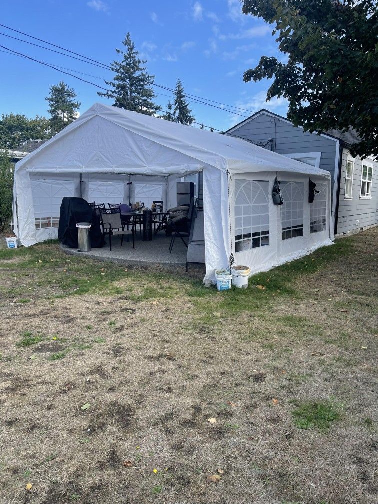 20X20 OUTSUNNY CANOPY TENT