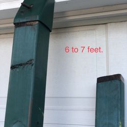 wooden posts 